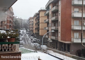 La neve a Viterbo