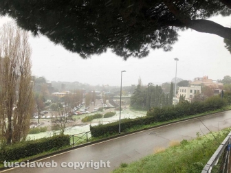 La neve a Viterbo