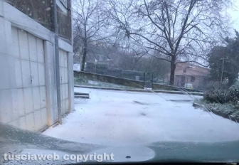 La neve a Bagnaia