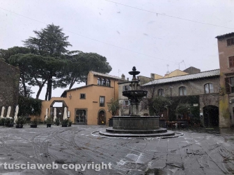 La neve a Viterbo