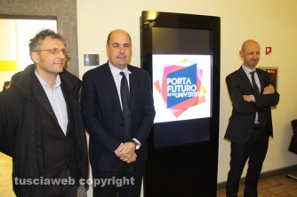 Nicola Zingaretti a Viterbo