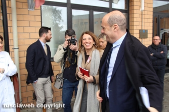 Nicola Zingaretti a Viterbo