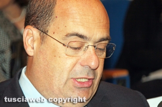 Nicola Zingaretti a Viterbo