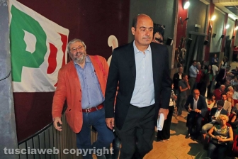 Nicola Zingaretti alla Festa dell'unità democratica