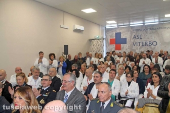 Nicola Zingaretti visita il pronto soccorso di Belcolle