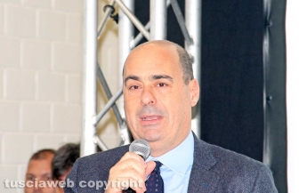 Nicola Zingaretti visita il pronto soccorso di Belcolle