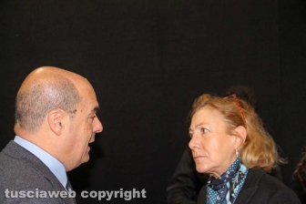 Nicola Zingaretti visita il pronto soccorso di Belcolle