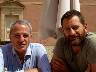 Davide Dormino e Charles Glass, ideatori del progetto