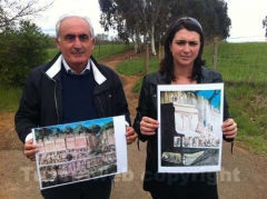 Alvaro Ricci e Luisa Ciambella a Norchia