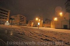 Notte di neve a Viterbo