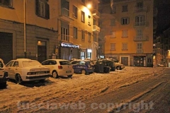 Notte di neve a Viterbo