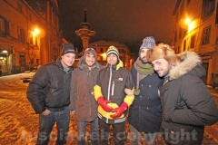 Notte di neve a Viterbo