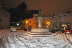 Notte di neve a Viterbo
