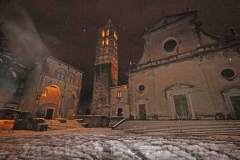 Notte di neve a Viterbo