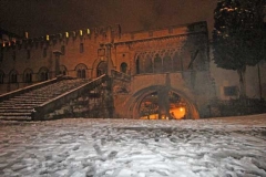 Notte di neve a Viterbo