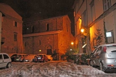 Notte di neve a Viterbo