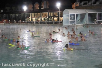 Viterbo - Notturni sull'acqua alle Terme dei Papi