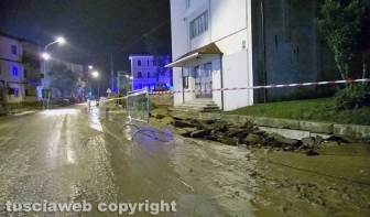 Orte - Nubifragio - Al lavoro anche di notte