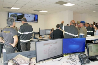 Viterbo - Nuova caserma vigili del fuoco, l'apertura della sala operativa