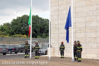 Viterbo - Nuova caserma vigili del fuoco, l'apertura della sala operativa