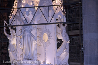 Nuova prova luci per Gloria