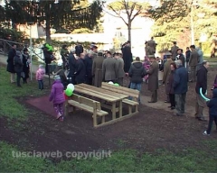Inaugurate le giostre per disabili al parco di via Cattaneo