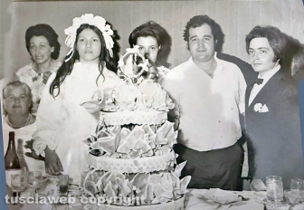 Matrimonio dei genitori Ivonne Tiburli e Mario Casantini