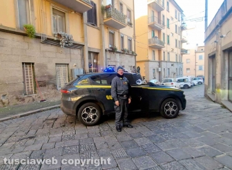 Viterbo - Nuovo sgombero a San Faustino - La guardia di finanza