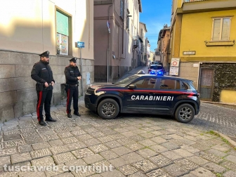 Viterbo - Nuovo sgombero a San Faustino - I carabinieri