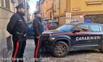Viterbo - Nuovo sgombero a San Faustino - I carabinieri