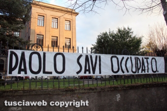 Occupato l\'istituto Paolo Savi