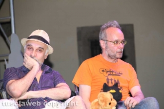 La prima serata di "Ombre festival" - Gli scrittori Francesco e Max Morini