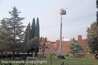 Omen a porta San Pietro