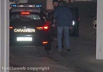Viterbo - Omicidio in via San Luca - Carabinieri - Michael Aaron Pang viene portato in caserma