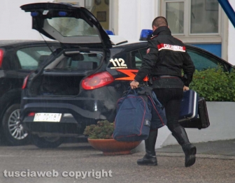 Viterbo - Omicidio in via San Luca - Carabinieri