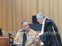 Il cognato della vittima e il pm Renzo Petroselli