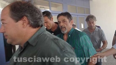 Luigi Goffi, l\'operaio che ha minacciato di darsi fuoco