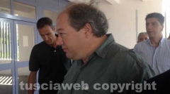 Luigi Goffi, l\'operaio che ha minacciato di darsi fuoco