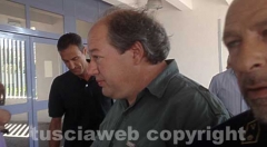 Luigi Goffi, l\'operaio che ha minacciato di darsi fuoco