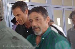 Luigi Goffi, l\'operaio che ha minacciato di darsi fuoco