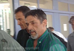 Luigi Goffi, l\'operaio che ha minacciato di darsi fuoco