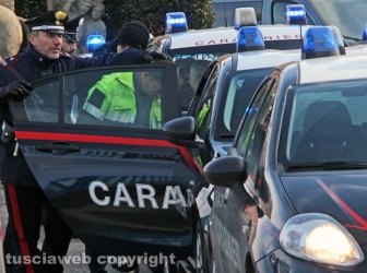 Scacco alla Mafia nel Viterbese - Gli arrestati all'uscita dalla caserma dei carabinieri