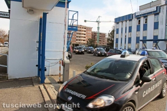Scacco alla Mafia nel Viterbese - Gli arrestati all'uscita dalla caserma dei carabinieri