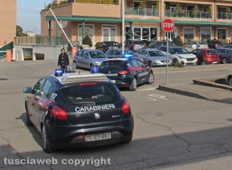 Scacco alla Mafia nel Viterbese - Gli arrestati all'uscita dalla caserma dei carabinieri