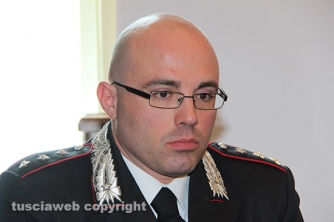 Operazione Fai da te - Il comandante della compagnia di Montefiascone Marco Angeli