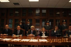 La conferenza dell\'operazione Ghost Track