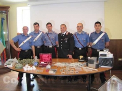 I carabinieri che hanno preso parte all\'operazione