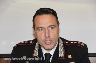 Operazione Led - La conferenza stampa di forestale e carabinieri - Il colonnello Mauro Conte