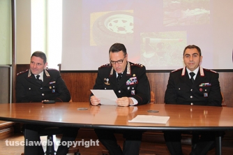 Operazione Mamuthones - La conferenza dei carabinieri
