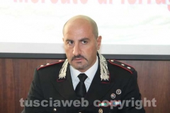 Il tenente Umberto Filetto, capo del Norm di Civita Castellana